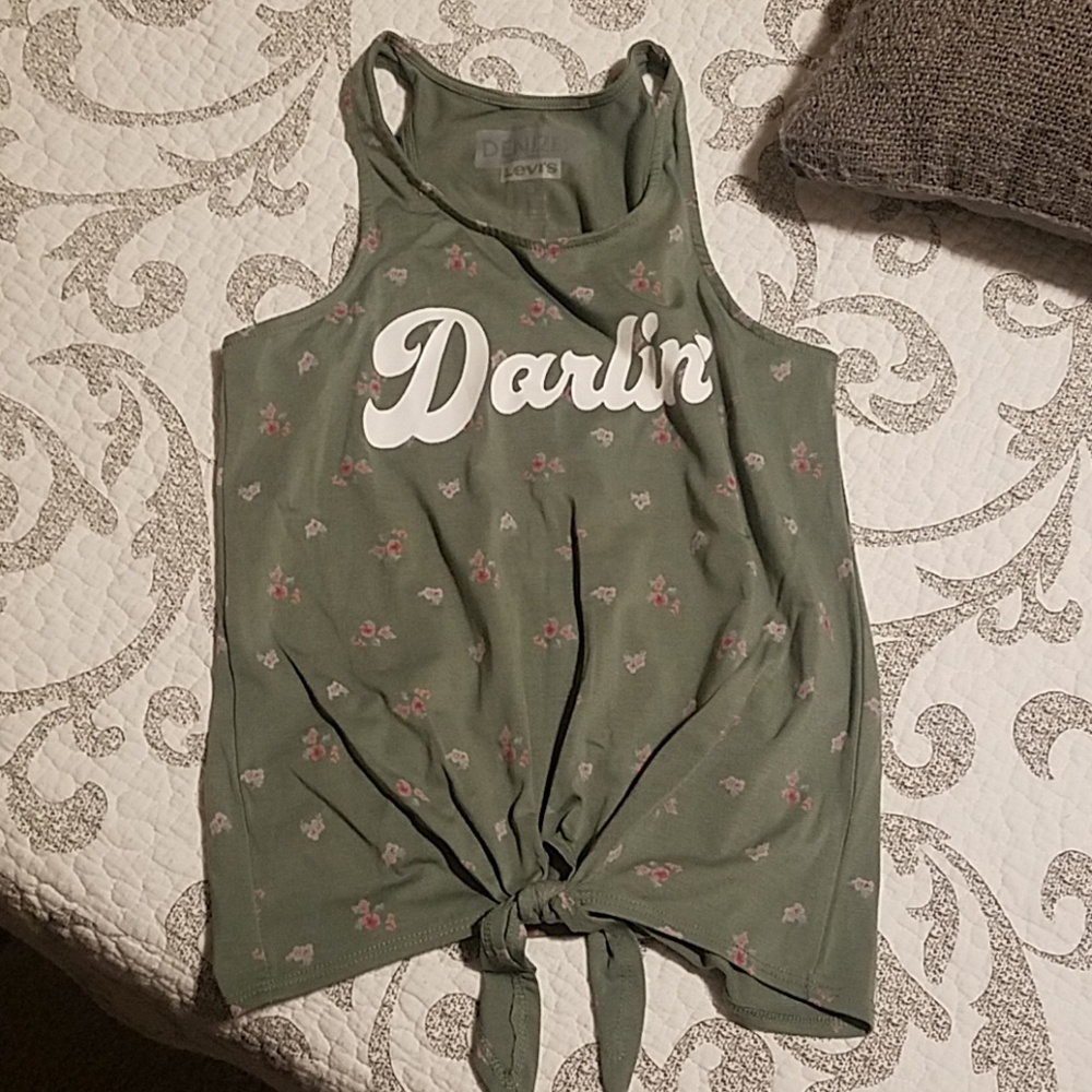 Levi's Darlin tank top with tie